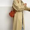 Small Square Bag Women's Travel Shoulder Bag Solid Color Crossbody Bag Water-Repellent Nylon Bag