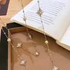 Four-leaf Clover Necklace Luxurious and Versatile High-end Sweater Chain Long Pendant Accessory