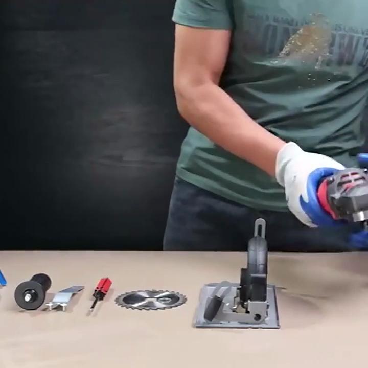 1 Set Durable 45 Degree Bevel Cut Easy To Install Angle Grinder Stand Conversion Cutter Home Use