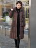 Fashion Woman Winter Long Coats Hooded Thick Warm Casual Winter Jacket Women's Parkas With Belt