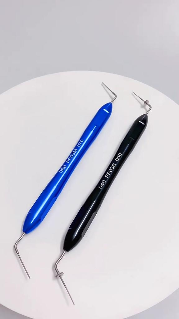 1 ks Zubný ručný plugger Niti hrot Výplň Zubné lekárstvo Obturácia Endodontický ručný plugger Nástroje na plnenie koreňového kanálika