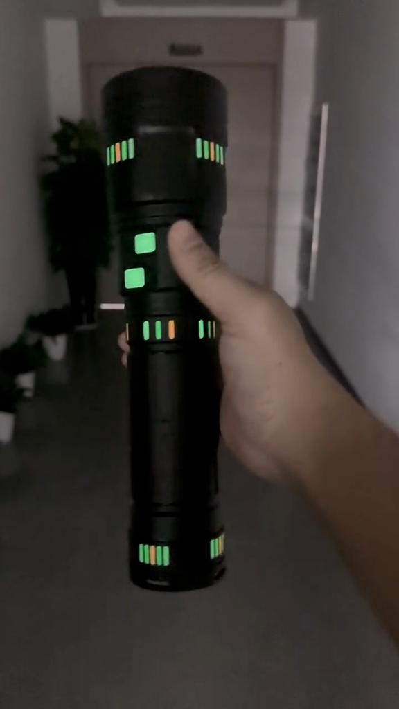 New Upgrade High Power Led Flashlights Super Bright Spotlight LED Flashlight Zoomable Outdoor Emergency Camping Torch