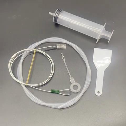 Refrigerator Drain Hole Blockage Remover Set,drain Cleaning Tool, Brush,water Injection Tube,soft Hose,used To Remove Refrigerator Residue and Dirt