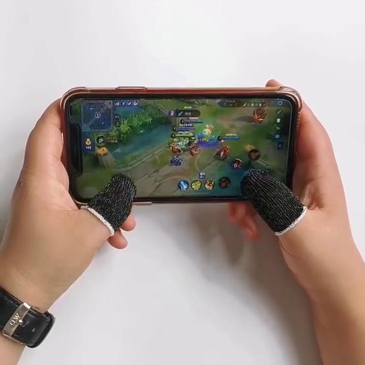 DATA FROG Prodyšné nepromokavé návleky na prsty pro herní ovladač PUBG Sensitive Pouzdro na dotykovou obrazovku pro iphone Adnroid
