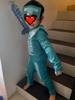 Tuta Costume Vibrante di Steve di Minecraft Per Bambini Ideale Per Feste di Carnevale E Giochi all'Aperto