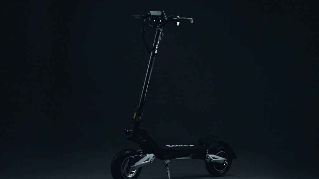 OOTD T10 Skládací elektrická koloběžka 500W, Baterie 48V13.5AH, 11" Terénní pneumatiky, Maximální rychlost 50km/h, Dojezd 45km, Přední a zadní kotoučové brzdy