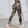 Pantalons de Yoga pour Femmes Taille Haute Contrôle du Ventre Tricot Sans Couture Leggings de Fitness pour la Course à Pied et la Salle de Sport