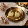 Vintage Rectangular Earrings – 14K Gold-Tone PVD Plated with Hammered Texture, Hypoallergenic Minimalist Studs for Everyday Wear