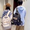Bear Printed Student's School Bag Women's Backpack Lightweight Men's Large Capacity Backpack