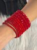 Spring/Summer New Collection Multi-Layer Beads Bracelet Set for Women Jewelry Trendy Versatile Cut Surface Beads Bracelet