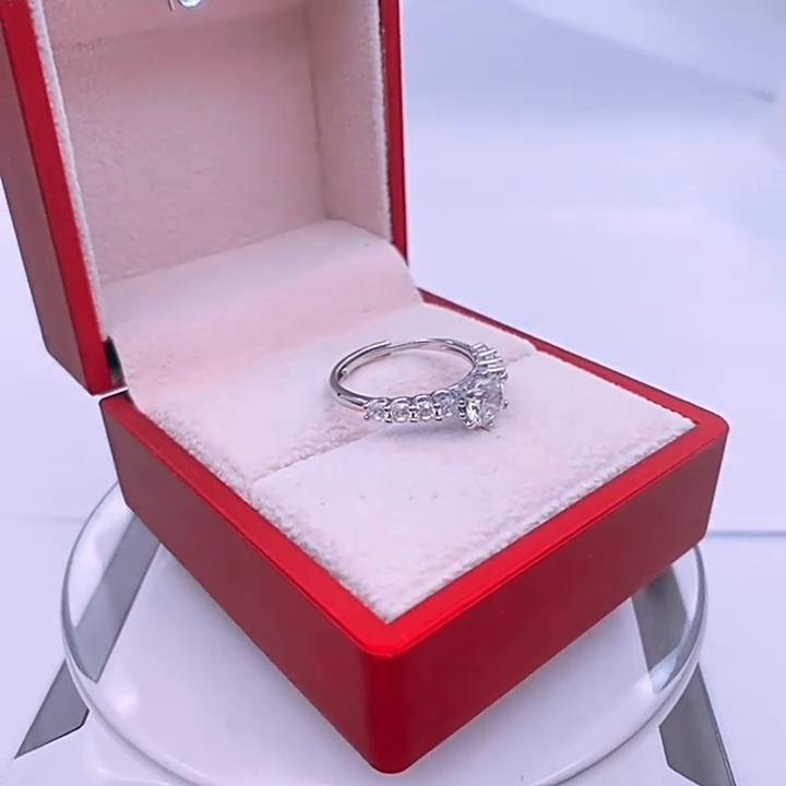 Tancise – bague classique en argent Sterling 925, Moissanite, bijoux pour dames, cadeau de fête de promesse de mariage