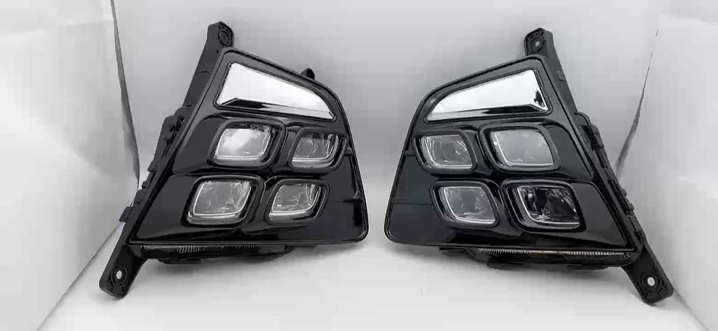 2Pcs DRL for Honda Jazz Fit 2014 2015 2016  LED Daytime Running Lights Daylight Fog Lamp with Turn Signal Light