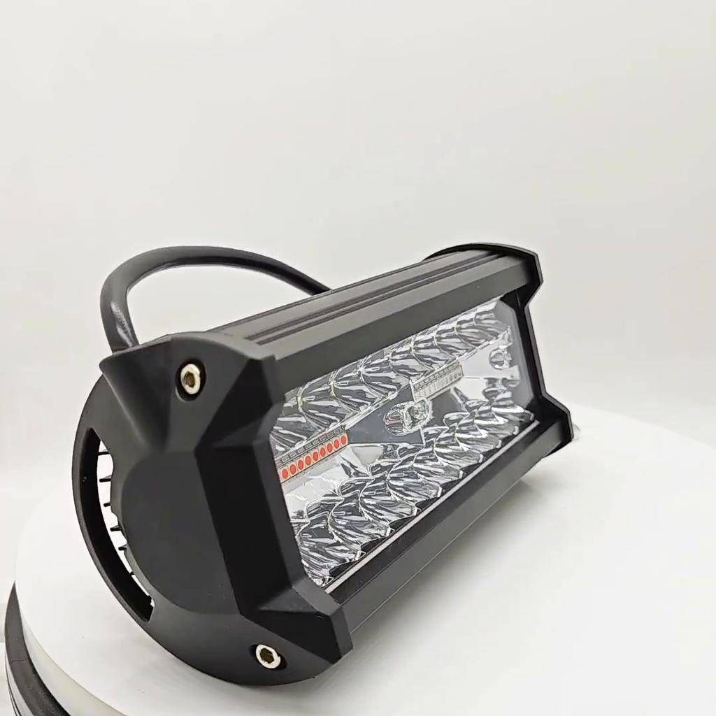 Barre Lumineuse LED Ronde 7 Pouces 60W - Phare Additionnel Pour Camion, 4x4, Hors Route - IP68