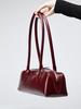Genuine Leather Handbags for Women Luxury Tote Bag Vintage Armpit Long Top Handle Shoulder Bag Ladies Underarm Bag