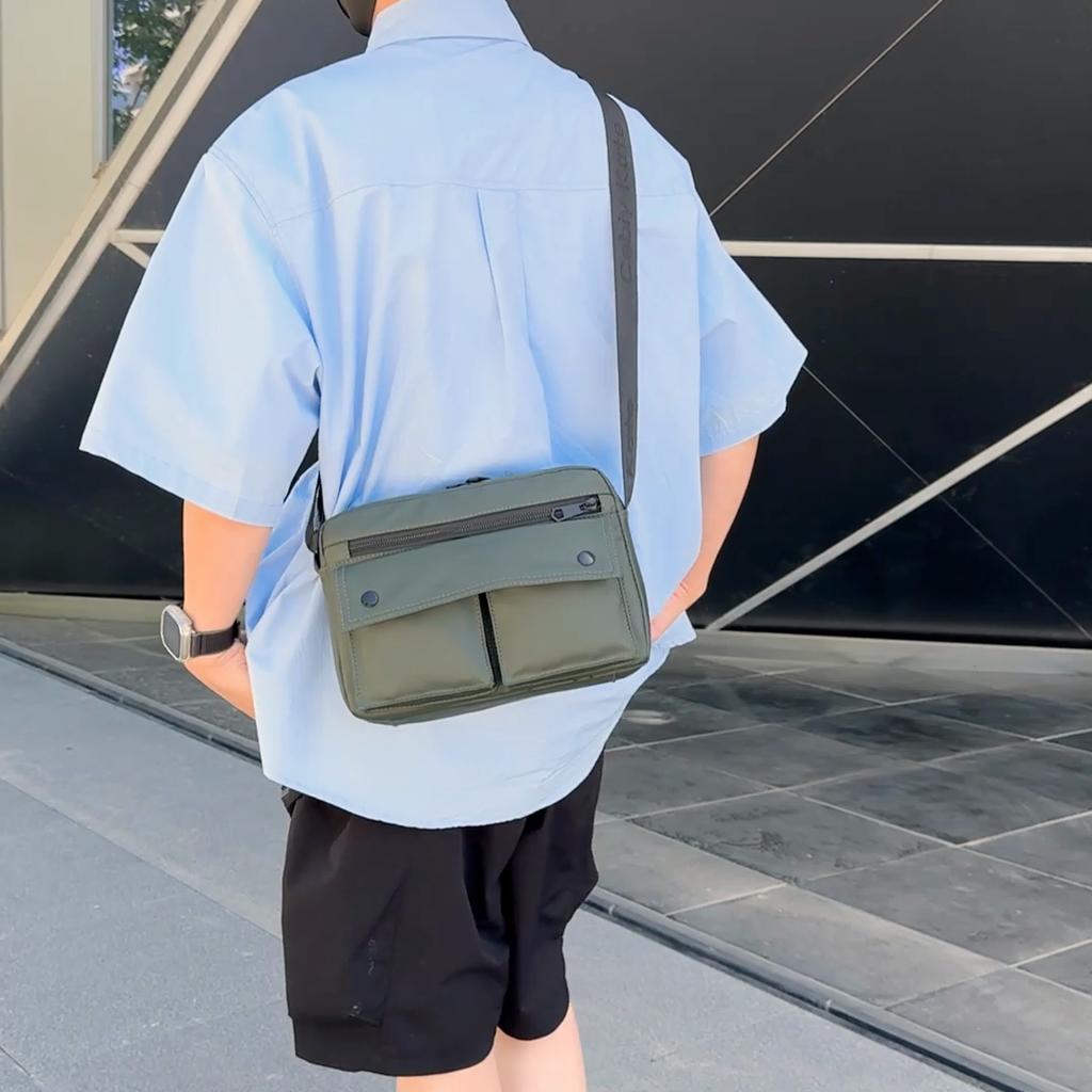 Men's Shoulder Bag Oxford Messenger Bag Waterproof Crossbody Bag
