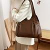 Women's Bag Large Capacity Portable Tote Bag Commuter PU Shoulder Crossbody Bag
