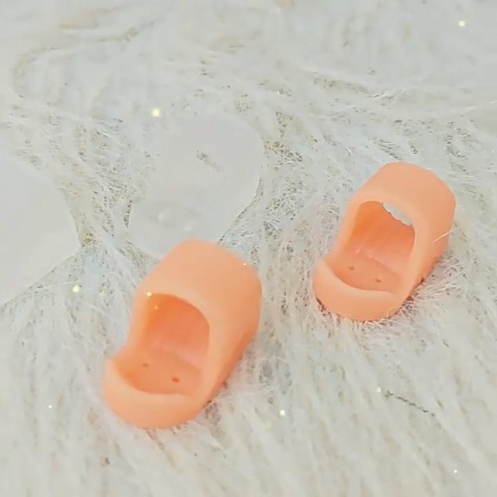 Separatore per dita Correttore SEBS Cuscinetto per dita Raddrizzatore Strumento per la cura dei piedi Nuovo