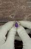 Purple Copper Turquoise Ring in 925 Sterling Silver - Teardrop Statement Jewelry - Bohemian Artisan Design - Gift for Women