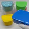 Caja para Dentadura Dental Ortodóntica Estuche para Protector Bucal Dental Estuche para Retenedor Contenedor de Plástico para Blanqueamiento de Dientes Falsos Caja para Dentadura