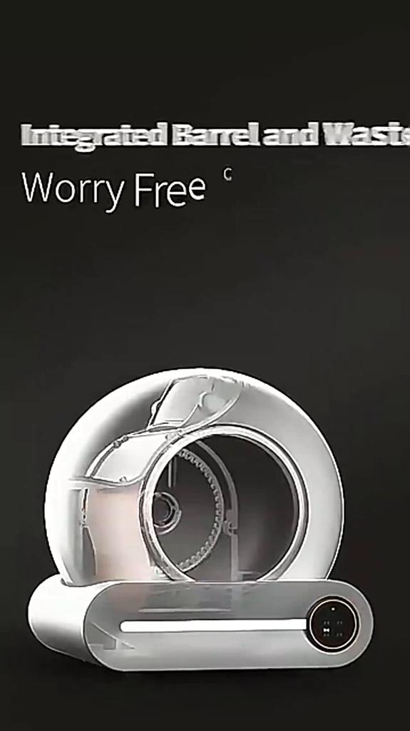 Große Intelligente Katzentoilette Automatisch Selbstreinigend Geschlossener Sandkasten Katzentoilette App-Steuerung Haustierbedarf Englische Version Katzen WC