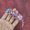 Cotton Candy Turquoise 925 Solid Sterling Silver Bracelet with Adjustable Chain, Handmade Gemstone Jewelry Bracelet For Memorial Day