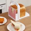 Yousheng Bread Slicer for Homemade Bread Adjustable Foldable Bread Cutter with Equispaced Slots And Stable Holder Kitchen Gadget for Even Slices