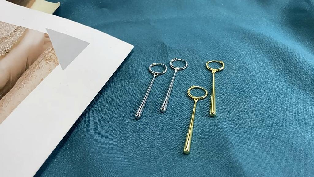 Модные серьги из стерлингового серебра S925 с пряжкой для ушей женские аксессуары Изысканные маленькие серьги золото для женщин Обручи Тренд 2024 Роскошь