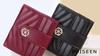 Women's Fashionn Short Purse Korean Style Snap Button Wallet Candy Color Coin Purse Multi-card Slots Billfold Pu Leather Card Holder
