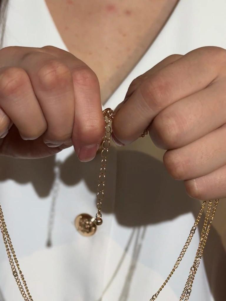 Personalized Minimalist Metallic Three-Layer Thin Chain Necklace Ladies' Party Gifts Fashionable Jewelry