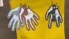 Creative Punk Style Skeleton Finger Keychains PU Leather Halloween Novelty Keychains New Popular Products Funny Bone Keyholders