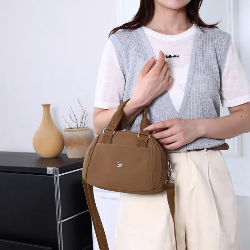 Shoulder Bag Large Capacity Crossbody Bag Middle-Aged Mother Bag Water-Repellent Nylon Bag