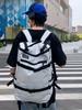 Men's Travel Mountaineering Bag Waterproof Skate Bag Student Schoolbag Commuter Backpack