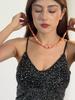 Halloween Creative Blending Style Imitation Turquoise Bead Necklace, Women's Jewelry Niche Design Necklace