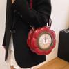 Women's Bag Fashion Personality Clock Messenger Bag European and American Creative Clock Shape Three-dimensional Portable Shoulder Bag