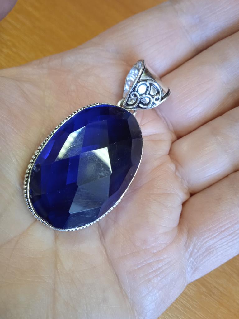 Ciondolo In Argento Con Topazio Bianco-3444KX | Gioielli Juwelo