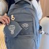 Women's Backpack Student Schoolbag Cartoon Printed Large Capacity Backpack with Coin Purse