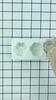 Eco-Friendly Casting Mold 2 Cavity Useful Cat Claw Shape Silicone Mold