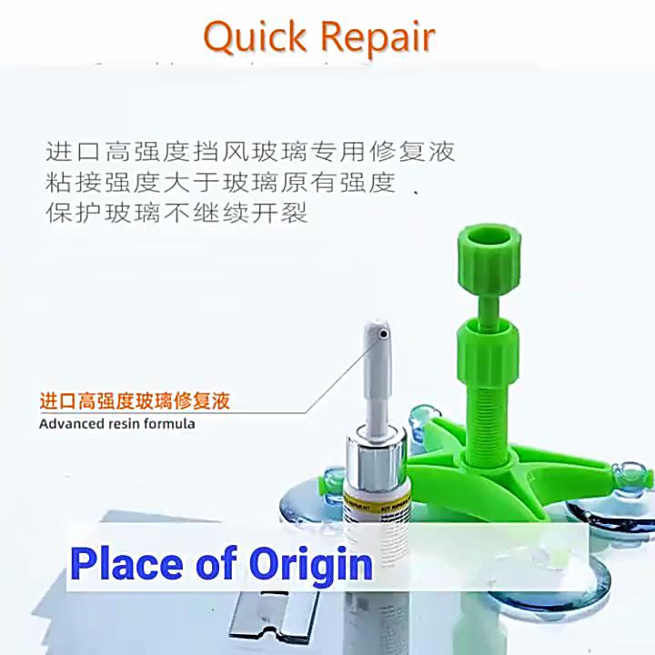 1 Set Car Windscreen Repair Tool Glass Repair Liquid Car Window Repair Tool Set