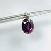 Natural 21.8 CT Purple Alexandrite Certified Gemstone Pendant 925 Silver