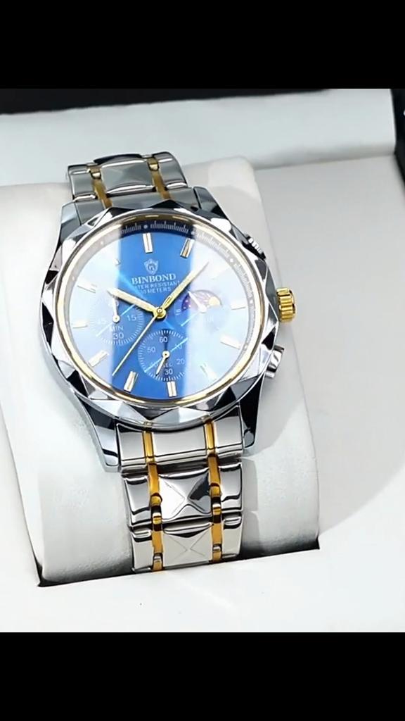 Neue Herren Quarzuhren Luxus Chronograph 30M Wasserdichte Armbanduhren Herrenuhr Reloj Hombre