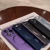 Luxury For Magsafe Magnetic Wireless Charging Matte Case for iPhone 15 14 13 12 Pro Max Plus Silicone Glass Lens Shockproof Cover