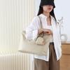 Women's Large Capacity Tote Bag Solid Color Shoulder Bag