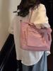 Fashion Casual Canvas Tote Bag Women's New Style Trendy All-match Large Capacity Underarm Bag Commuter Shoulder Bag