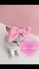 Pet Headdress Princess Style Ultra-Light Elastic Friendly To Skin Easy-wearing Dress Up Cotton Bow-knot Cat Hair Hoop Cosplay Pet Headband Pet