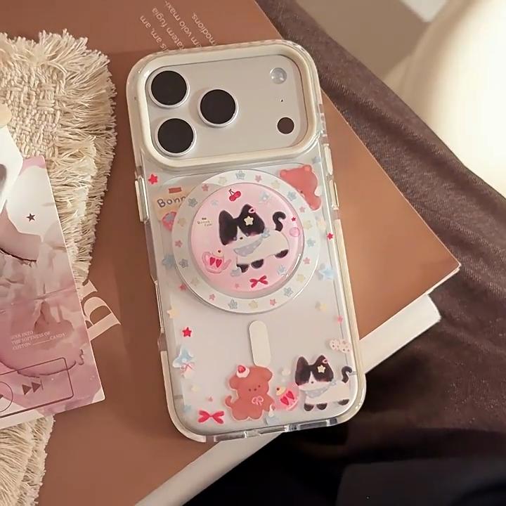 Cover colorate per telefono a tema cartoni animati per iPhone 16, iPhone 17 e iPhone 17 Pro Max