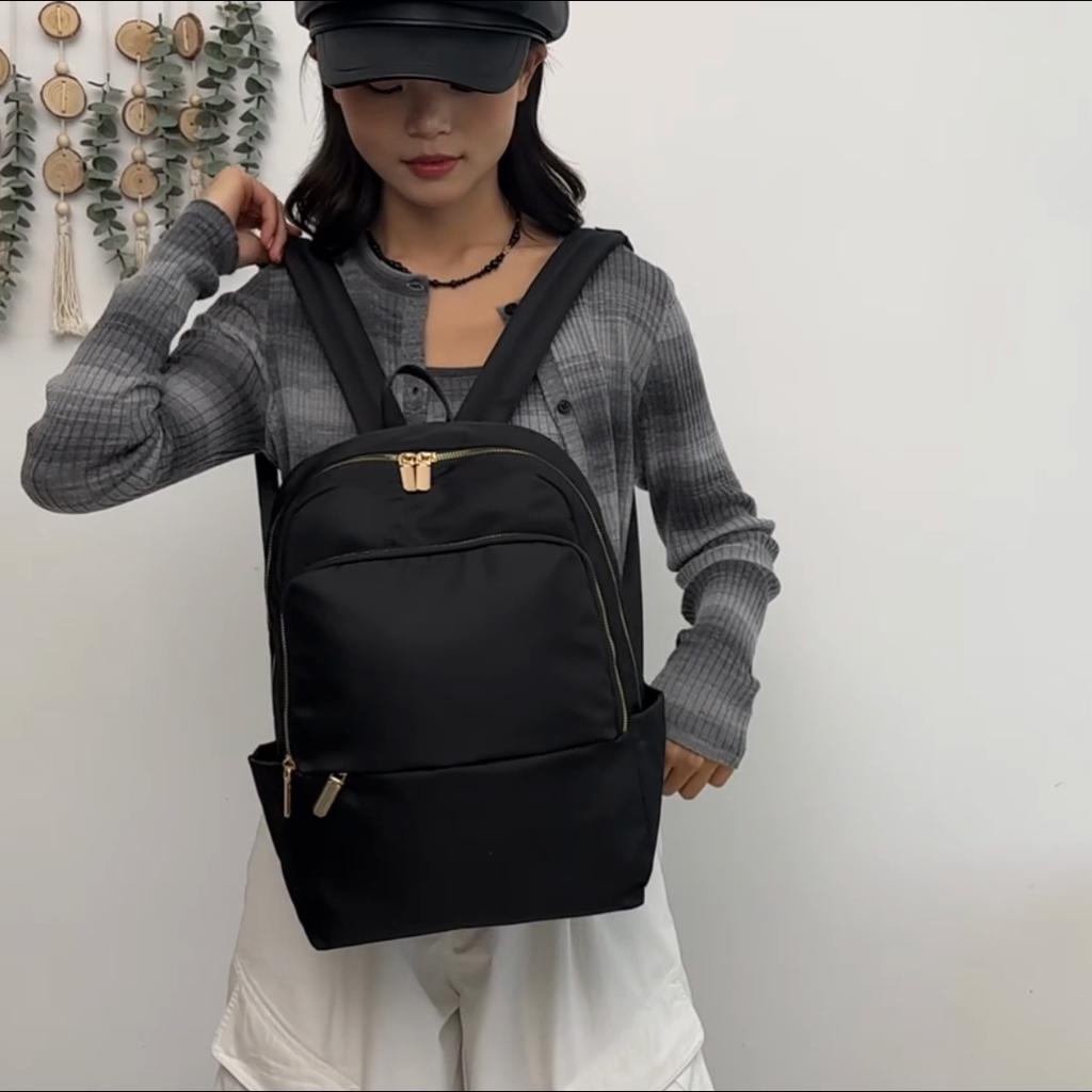 Commuter Computer Bag Women's Oxford Backpack Large Capacity Student Schoolbag