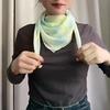 Sciarpa da Donna Motivo Floreale Piante Fibbia Metallica Magnetica Texture Liscia Sciarpa Protezione Sole Vento Foulard Accessori da Spiaggia Viaggio