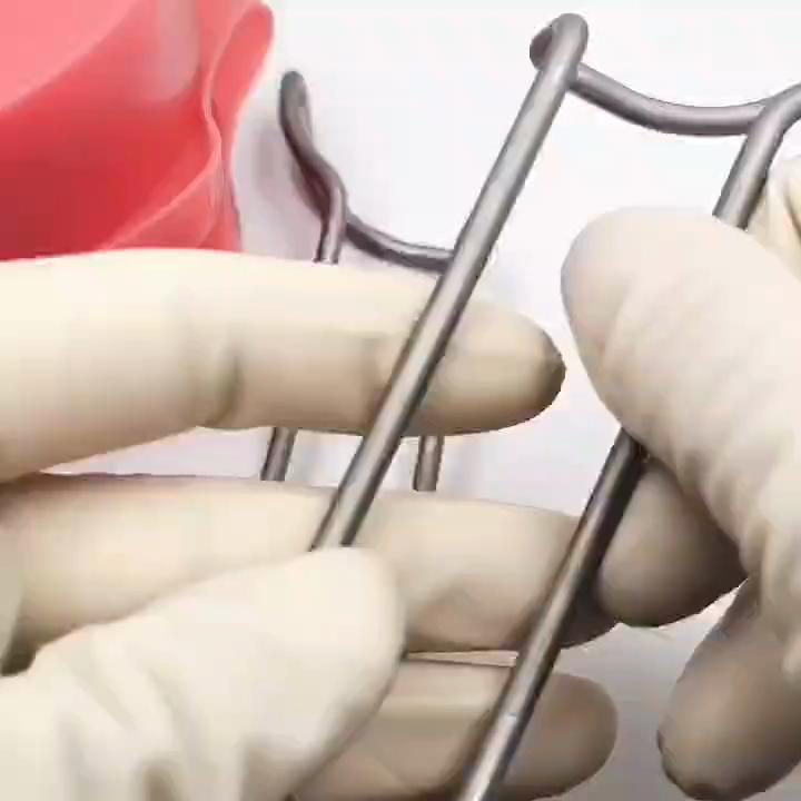 Dental Lip Cheek Retractor Otvírák úst Nerezová ocel Retraktor s polovičním rtem Mouth Gag Photograghic Tool Autoklávovatelný