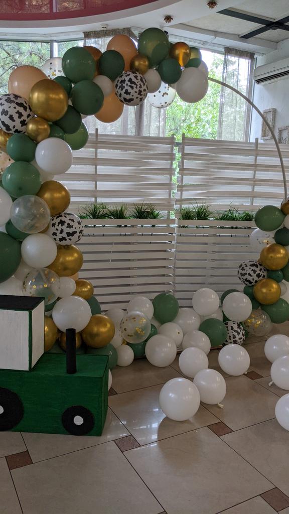 Kit Decorazioni Feste Tennis - 108 Pezzi: Arco Di Palloncini In Lattice E Lamina, Bianco, Verde, Giallo, Per Compleanni E Tornei, Tema Sport