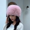 Autumn and Winter New Imitation Mink Hat Women's Mongolian Hat Thickened Warm Hat Women's Imitation Fur Fashion Simple Bucket Hat